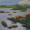 caher bay connemara irish landscape painting