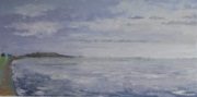 dublin bay clontarf howth painting