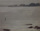 seascape misty river