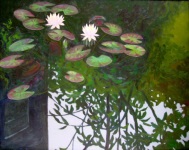 greg long studio reflection in pond